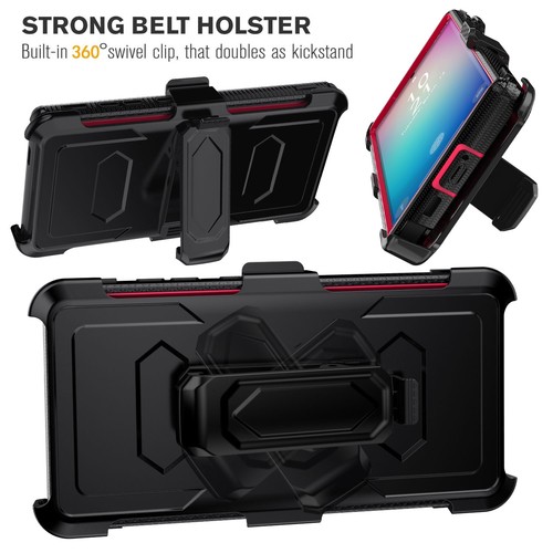 Shockproof Case For Samsung Galaxy Note 10 10+ Plus Heavy Duty Cover + Belt Clip - Picture 47 of 88