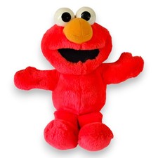 VTG 1996 Tyco Elmo Plush 10" Sesame Street Jim Henson Red Stuffed Animal Toy 90s