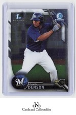 2016 Bowman #BCP30 David Denson Chrome Prospects