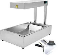 French Fry Heat Lamp, 650W Commercial Food Warmer,Stainless Steel