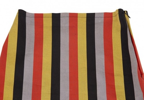 Jean-Paul GAULTIER FEMME Stretch Cotton Stripe Skirt Size 40(K-116183) - Picture 5 of 12