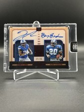 2024 Panini One Barry Sanders Jahmyr Gibbs Plus One Signatures Dual Auto #22/25