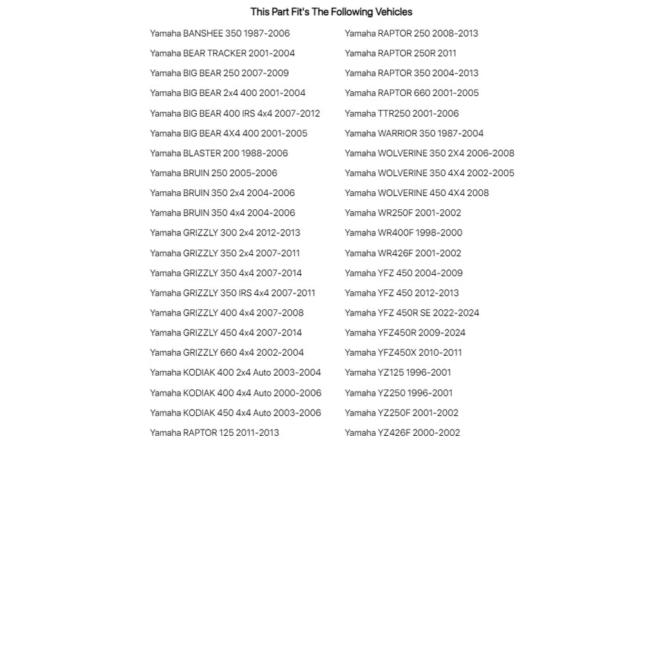 Tapa de gas de aluminio Tusk Billet negra mecanizada para Yamaha Blaster 200 1988-2006 Foto 4 de 4