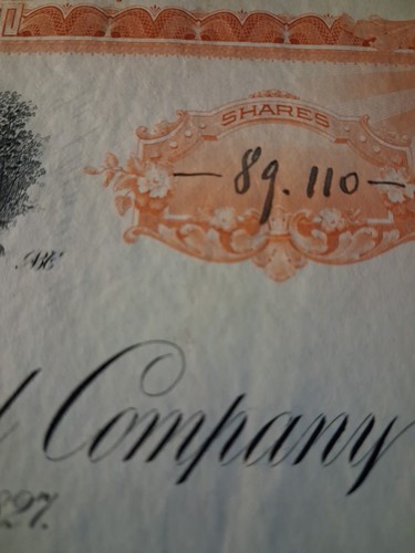 SLING'S 🪙1914 Vintage The Baltimore And Ohio Railroad Company Stock Certificate - Picture 3 of 11