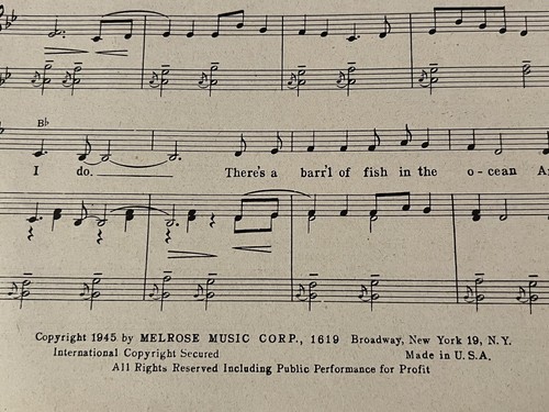 Sheet Music, Doctor, Lawyer, Indian, Chief, Paul Francis Webster & Hoagy Carmich - Picture 5 of 6