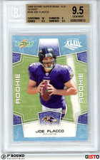 POP 1: Joe Flacco RC BGS 9.5: 2008 Score Super Bowl XLIII Glossy Gisto /250