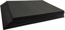 100 Blank Signs 24" x 18" x4 mm Black corrugated plastic, bundles of 100 pieces