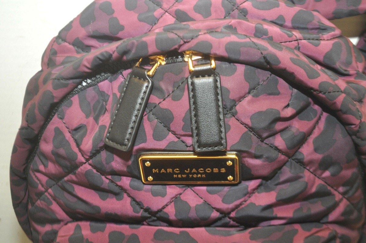 Marc Jacobs Burgundy Quilted Nylon Mini Backpack MARC JACOBS Quilted Nylon Mini Backpack M0016679  main image 2