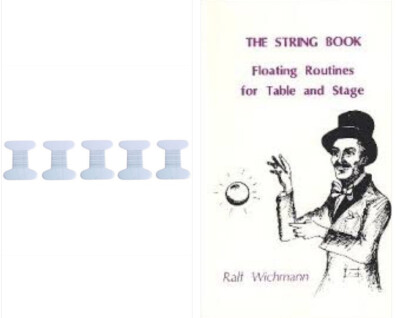 Magicians String Magicians Invisible Thread (FT) - 75 ft Plus String Book Floating ...