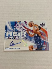 2022-23 COURT KINGS CALEB HOUSTAN 25/49 HEIR APPARENT PURPLE ROOKIE AUTO MAGIC 