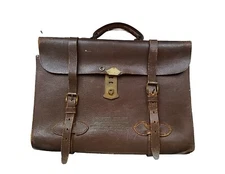 WW II Leather Navigational Briefcase Type MB1 Merit Leather Co