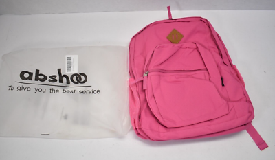Abshoo Classical Basic Travel Backpack Bookbag For School Pink