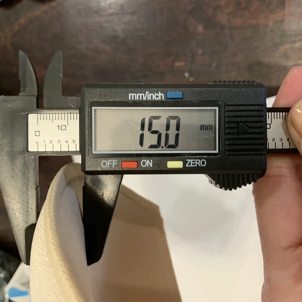 Sujetador Cup Pad Borde Tejido Booster Talla Grande 14 Desnudo Poli Nylon Lavable Natación Foto 4 de 4