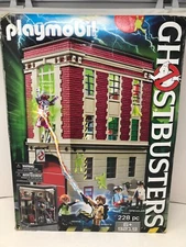 Playmobil Ghostbusters Firehouse Playset 9219 Brand New in Damaged Box