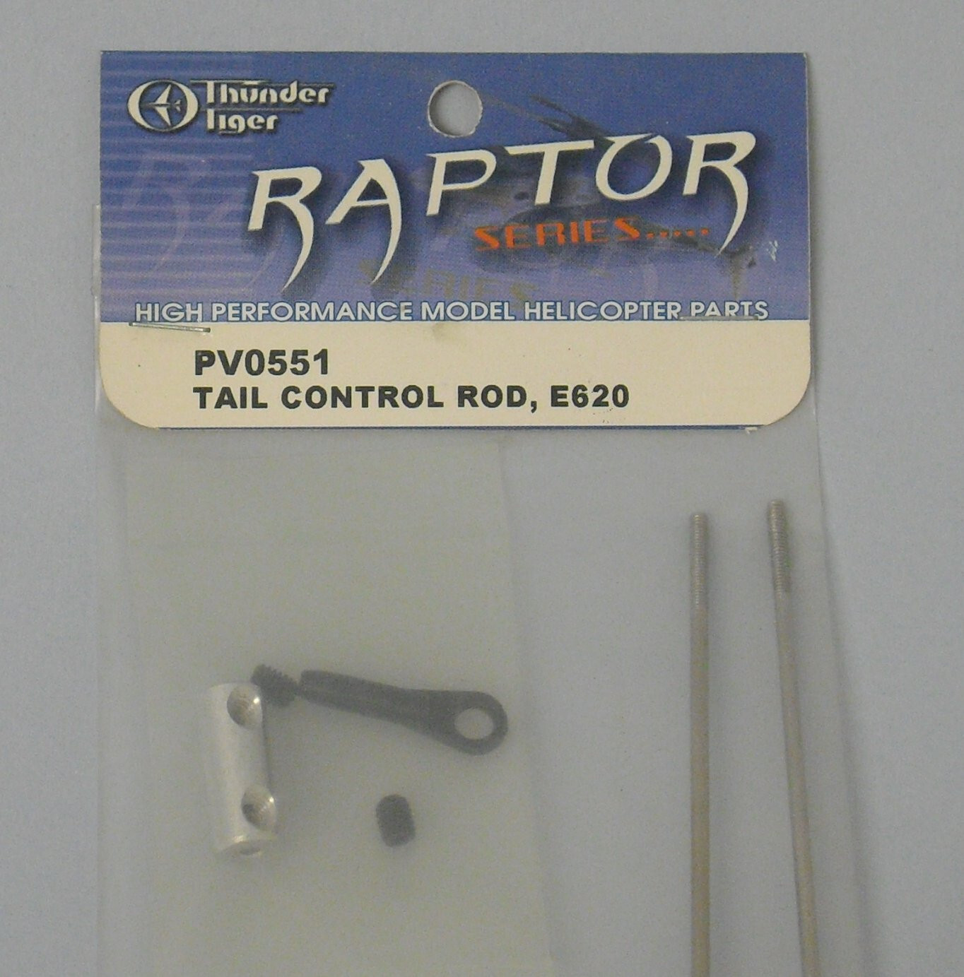 Asta Coda Originale Thunder Tiger PV0551 per Raptor E620 - Introvabile