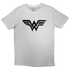 Image of DC Comics Unisex T-Shirt: Wonder Woman - Black Paint Logo (Large)