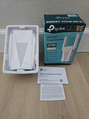 New TP-Link RE715X Wireless Dual Band Mesh AX3000 WiFi 6 Range Extender