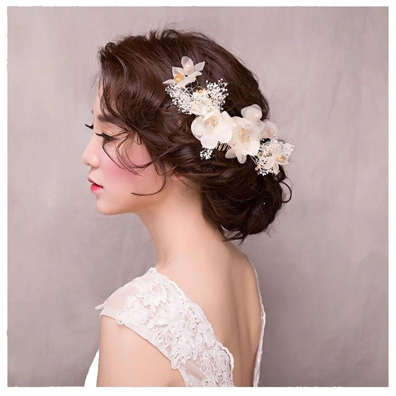 Lace Flower Hair Hair Claws for Women