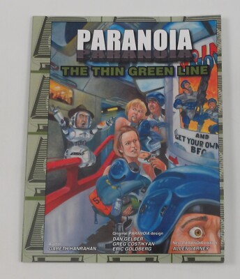 Paranoia: the Thin Green Line Adventure Module - Mongoose Publishing 2008
