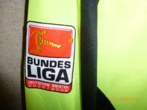 VfL Wolfsburg Adidas Langarm Ausweich Matchworn Trikot 09/10 + Nr.6 Simunek Gr.L - Picture 2 of 4