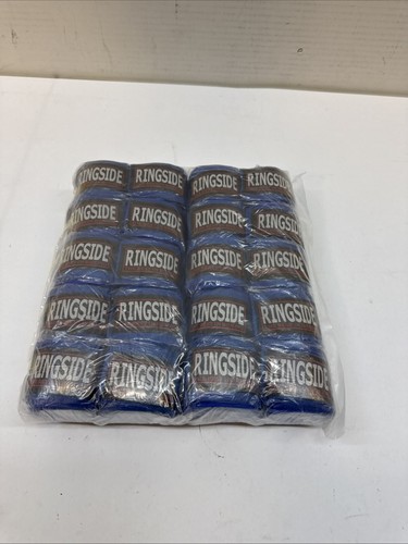 New Ringside Mexican Style Boxing MMA Handwraps Hand Wrap Wraps 180" 20PK Blue - Picture 2 of 3