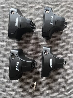 Thule Rapid System 754 Füße inkl Schloss, Schlüssel - Vorgänger von Thule 710500