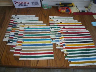 1972 Commercial Truck ACME Color Chip Paint Sample - Vintage