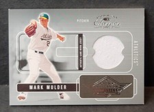 Mark Mulder 2002 Classics New Millennium Jersey  42/500 MLB Oakland #NMC-43  H4c