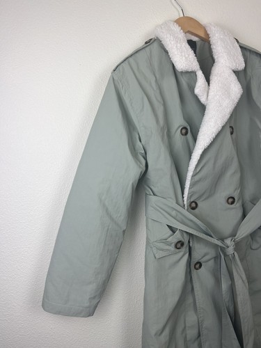 Forever 21 Double-Breasted Belted Trench Coat M - 第 3/8 張圖片