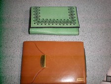Vintage NEW 1 Princess Gardner Case Key Holder COW HIDE LEATHER 1 CARD CASE