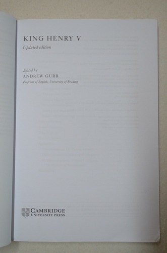 The Oxford Shakespeare Hamlet & New Cambridge Shakespeare King Henry V Books - Picture 4 of 12