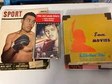 Joe Louis, Boxer.   1947 Sport Magazine, Video  and 2  Blackhawk Super 8 Films