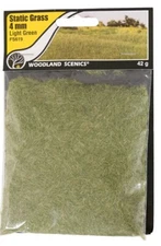Woodland Scenics Static Grass Light Green 4mm # FS619
