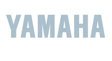 Yamaha Sticker Decal 13x3cm (Approx. 5x1inches) "YAMAHA" Silver Lettering 4-055