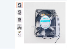 1 pcs XKETAI Fan KT12038HSL AC220V 12038 12CM 2 wire aluminum frame fan