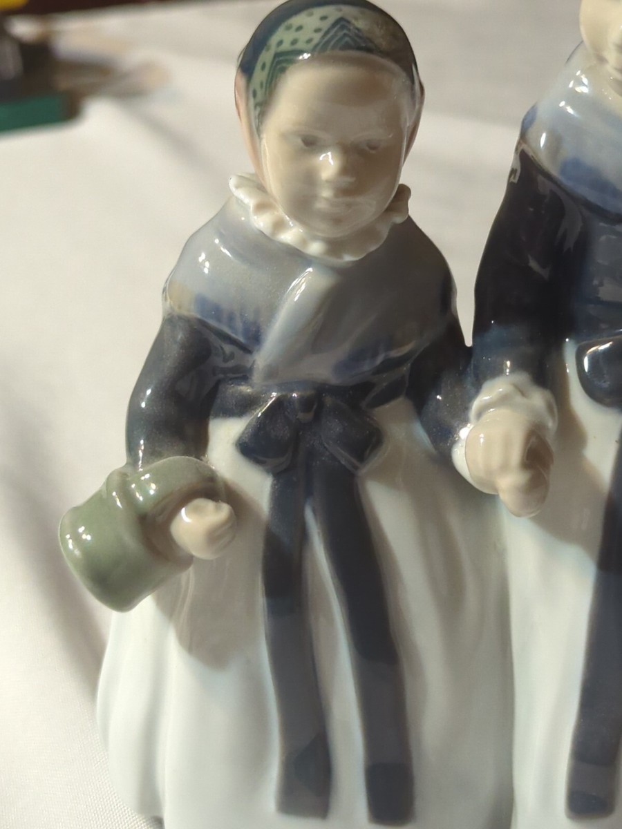 Royal Copenhagen #1316 Amager Girls Porcelain 7