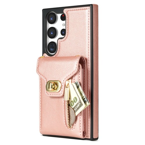 Credit Card Zipper Shoulder Wallet Leather Case Cover For Samsung Galaxy Phone - Picture 44 of 48