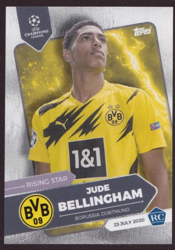 2020-21 Topps Summer Signings Jude Bellingham Rookie Dortmund