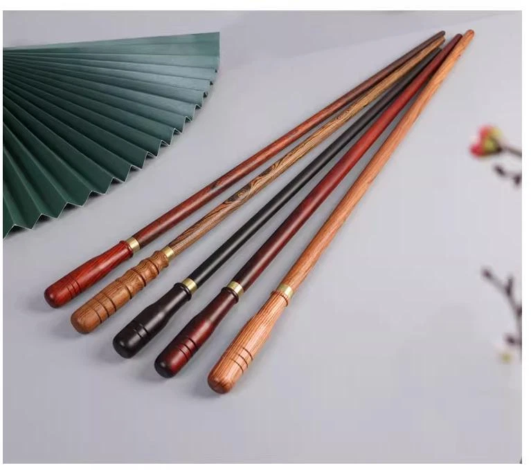 Nuevo bastón de música puntero manual aula madera maciza para profesor 60 cm Foto 3 de 4