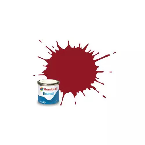 Humbrol AA0223 No. 20 Crimson Gloss - 14ml Enamel Paint