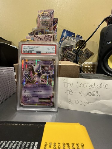 Mewtwo-EX graded PSA 8 for sale on eBay