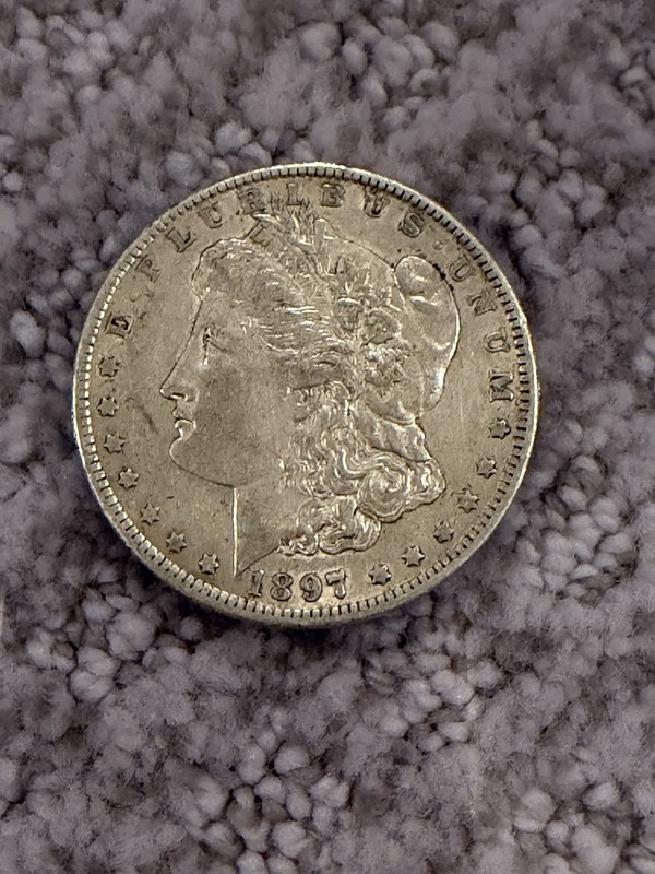 United States Of America One Dollar Coin 1897 