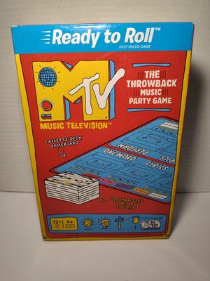 MTV  Ready To Roll The Music Throwback Party Game New In Box SEALED