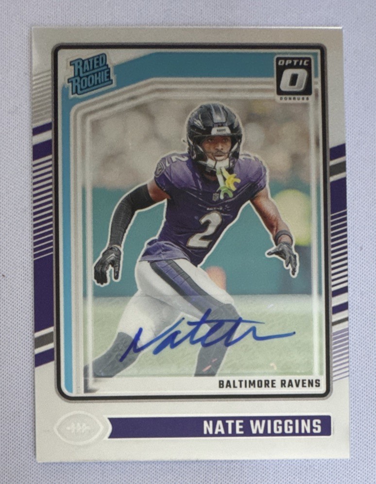 Nate Wiggins Panini Donruss Optic #281 Autograph
