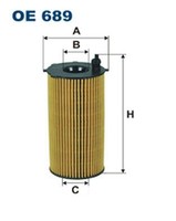 Filtron ÖLfilter OE 689 FüR Jeep Dodge