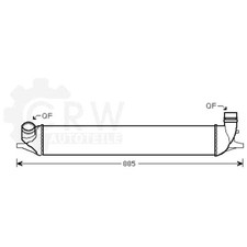 Ladeluftkühler für Renault Laguna Coupe III BT0/1 KT0/1 2.0 dCi GT