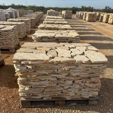 DALMATIA Naturstein Polygonalplatten 2–3 cm Terrasse Garten - 25 m2