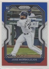 2021 Panini Prizm Tier II Red White & Blue Prizm Jose Marmolejos #175 0b3