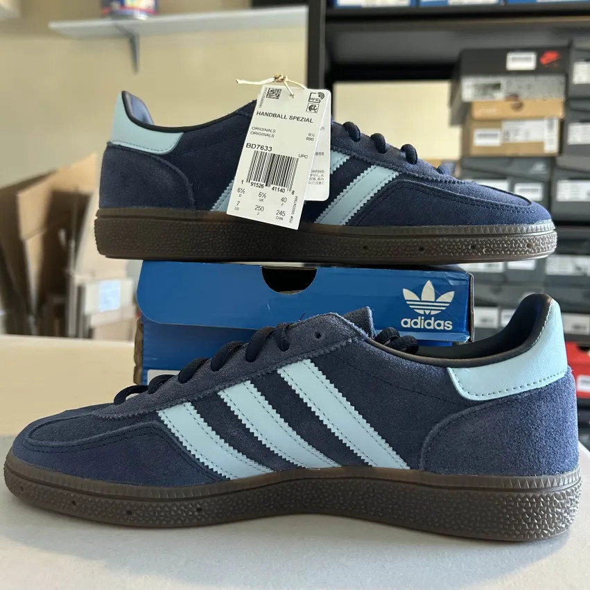 adidas handball spezial Navyネイビー 24cm Size 7 - adidas Handball Spezial Collegiate Navy Clear Sky
