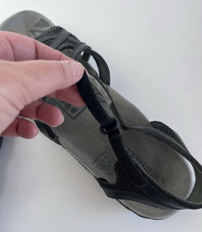 Merrell Sandspur Delta Black Strappy Women's Walking Hiking Sandals Size 9 - image 4 of 4